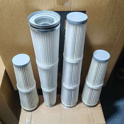 工业除尘滤筒120x700 D7D9开山钻钻孔机集尘箱除尘滤芯内螺纹锥形