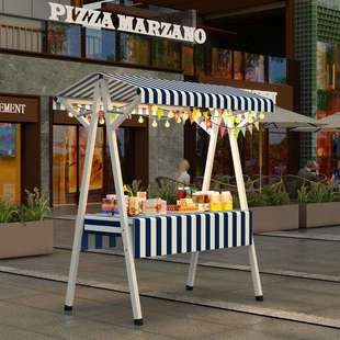 摆摊展示架集市摊位促销网红市集夜市可折叠加厚地摊移动户外架子