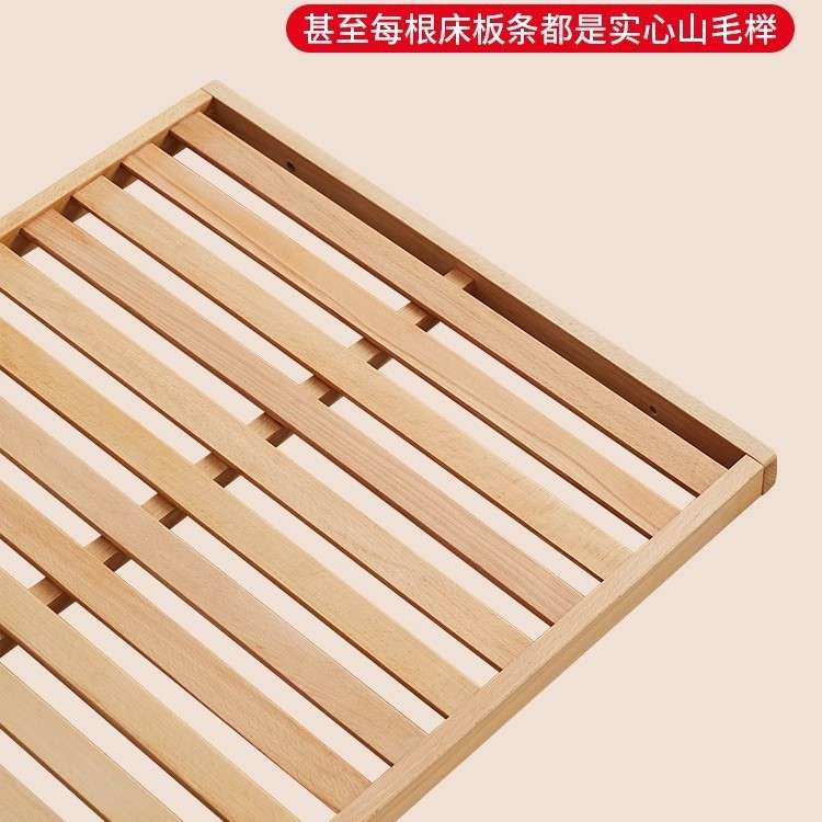 全榉木婴儿床可移动新生儿宝宝小床多功能带滚轮实木儿童拼接大床