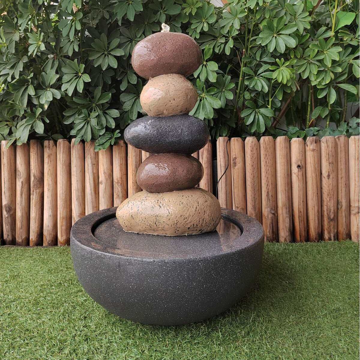 仿石头庭院室内流水摆件工艺品