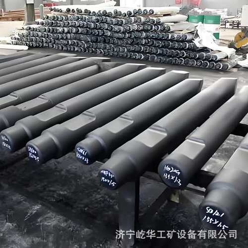 厂家供应 挖掘机破碎锤钎杆 45/68/75/100/锻打/圆锥开槽钎杆