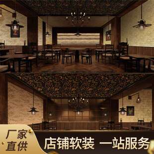 店铺装修翻新木纹贴纸商用壁纸桌面柜子贴纸全屋软装设计墙纸