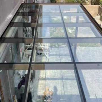 广州白云铝合金阳光房不锈钢玻璃雨棚户外花园凉亭阳台屋顶遮阳棚