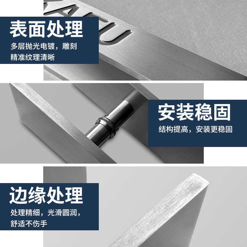 铝合金大门拉手刻字图案雕刻玻璃门拉手门面商铺入户推拉大门拉手
