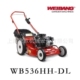 维邦WB536HH 草坪割草机 21寸四冲程手推式 DL自走式 草坪机