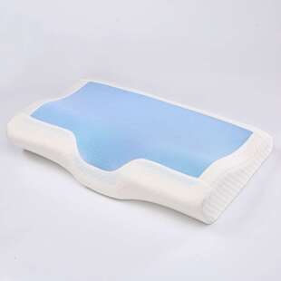 凝胶枕记忆棉慢回弹枕芯波浪大号跨境电商产品蝶形枕头