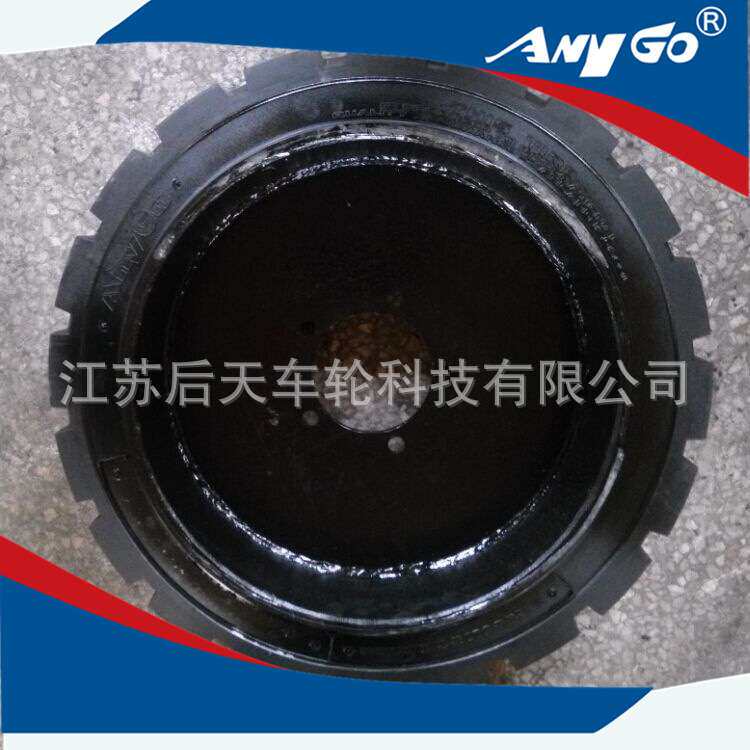 厂家销售AnyGo牌平板车拖车实心轮胎21x6x15粘接式实心胎量大面议