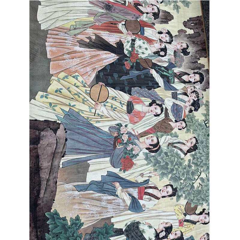 厂家供应复古条幅画 横幅风景挂画 中式古典客厅办公室装饰画