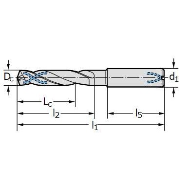 DC150-12-08.500A1-WJ30TA内冷硬质合金钻头钨钢Walter瓦尔特德国