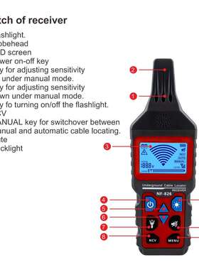 NOYAFA NF-826 Underground Cable Wire Detector Locator for Me