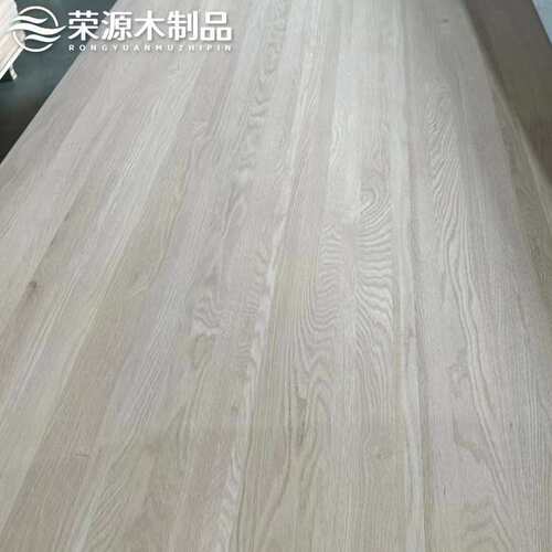 北美白像拼板可制作多种规格白橡木桌面木板面光滑板面AA级