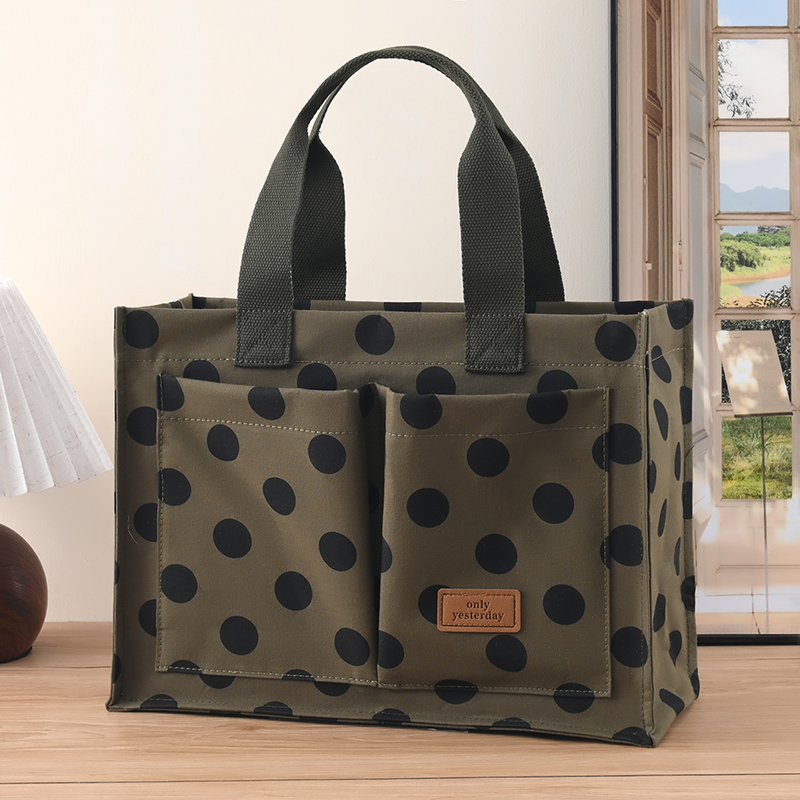 大容量帆布通勤女包公文电脑包