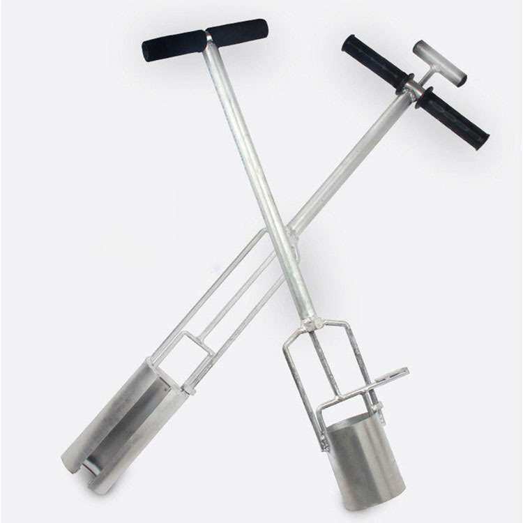 人力手动移苗器打孔器挖苗器菜苗机地膜打孔器取土器移栽器制钵器