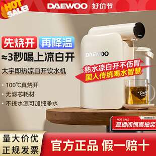 大宇即热式熟水机饮水机一体家用桌面台式小型饮水器凉白开直饮机
