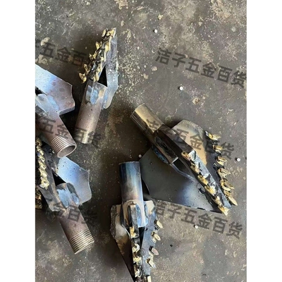 打井三叶合金钻头家用钻井机一寸钻头小型打井机三翼硬质合金钻头