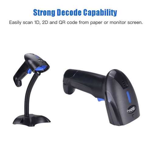 YHDAA 1套 黑色 塑料 一维二维有线扫描器 有线二维扫描仪YHD-110