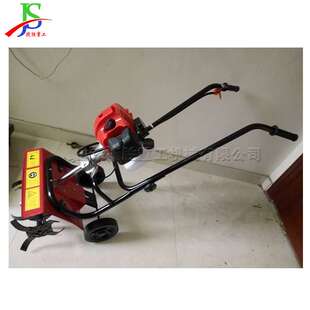 二冲程便携式微耕机 手拉反冲式翻土犁地机 小型黄土地旋耕机