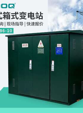 10KV路灯户外集装箱美式成套箱式变电站630kva变压器250KVA箱变