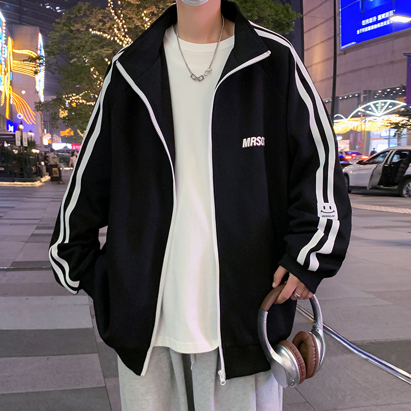 港风覆古国潮卫衣男春秋