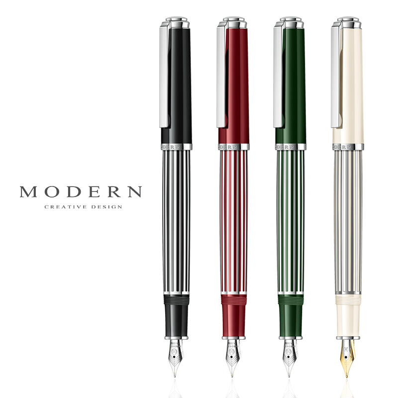 德国MODERN钢笔男q女学生用练字专用复古签字笔高档精致送礼物定