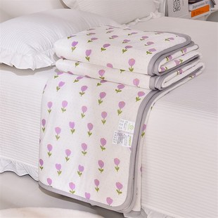 A类凉感丝单夏I凉被针织棉冰淇淋空调被 大粒儿粉丝专享