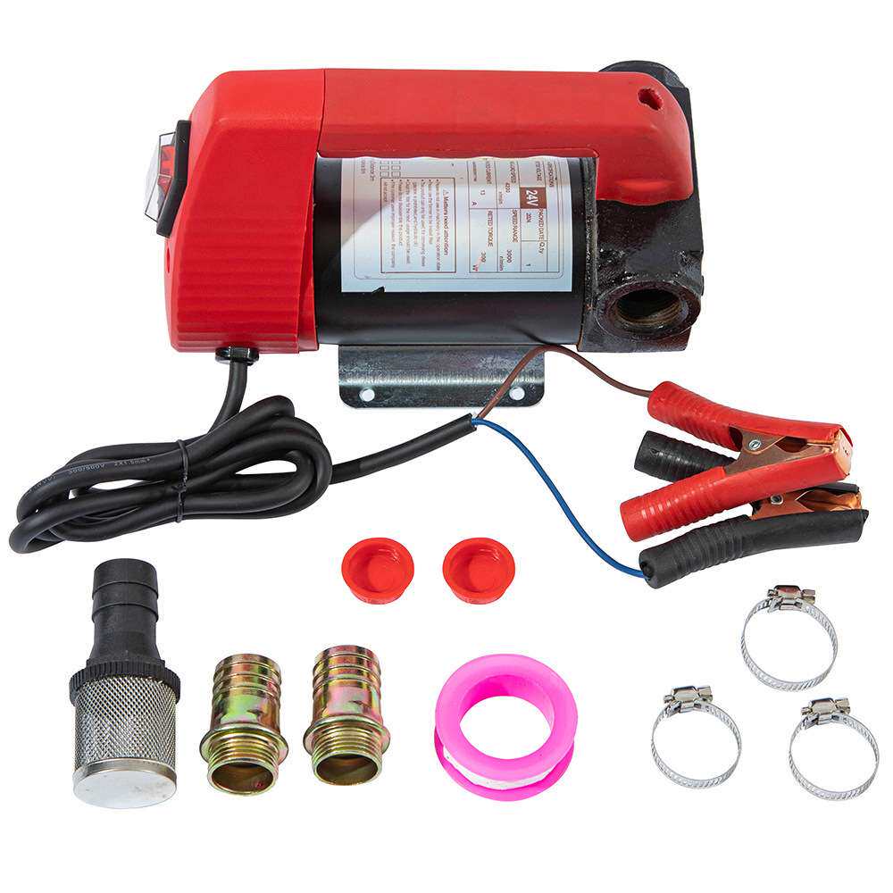 便携式抽油泵220V24V12V油泵抽油机电动自吸柴油泵直流抽油泵