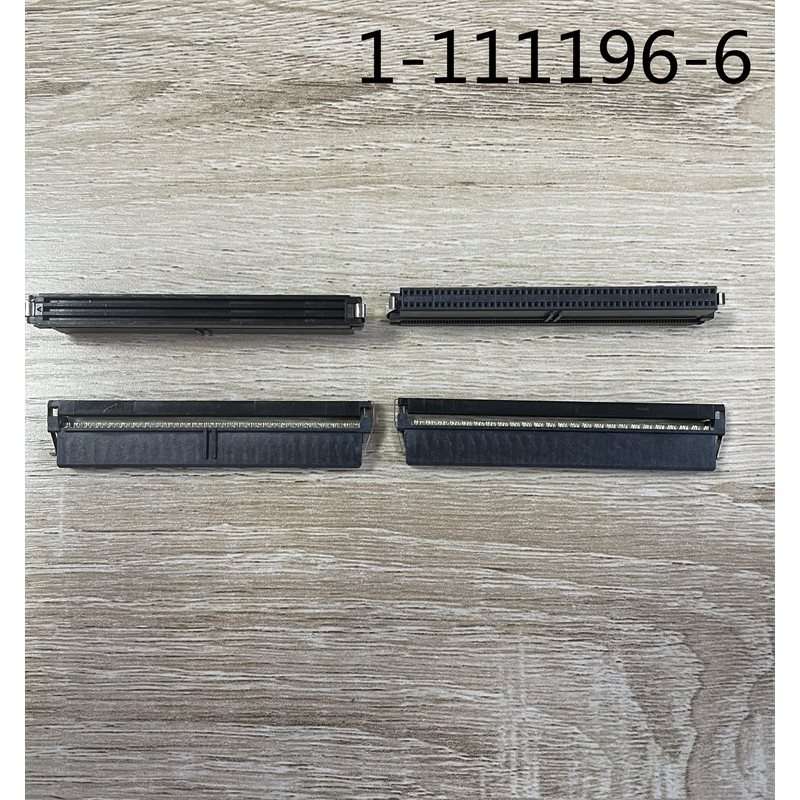 TE AMP 泰科进口连接器1-111196-6 1.27mm间距母座100P 30-32AWG