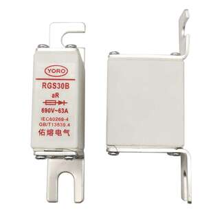 快熔熔断器RGS30B 690V 160A 125A 100A 80A 85A 75A 63A保险丝管