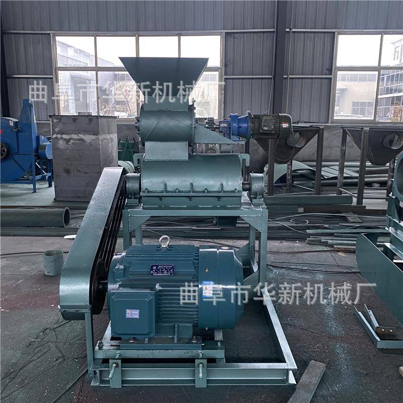 发酵高湿物料无筛网粉碎机有机肥设备高水分稻壳酒糟破碎机山东