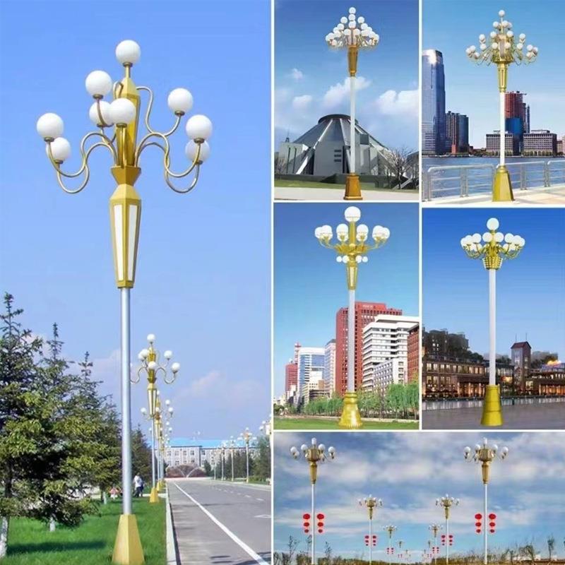 中华灯玉兰灯景观灯LED市电户外市政工程8米9米10米道路玉兰灯