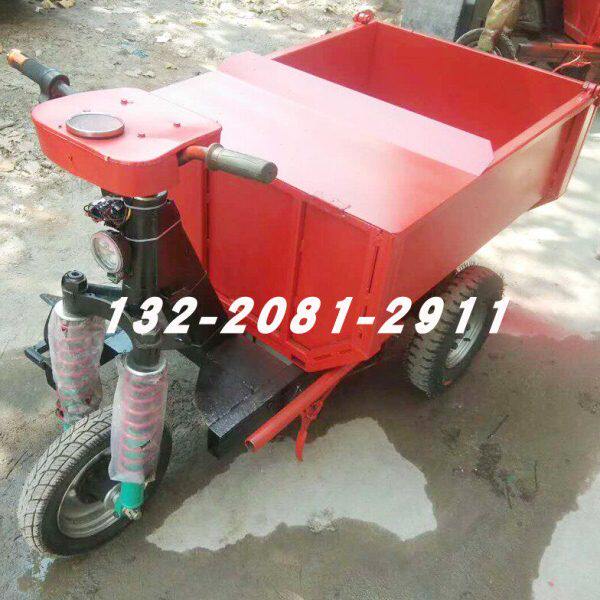 工地手建筑骑行电动掀自卸翻斗车斗车 灰现货小型工程三轮车