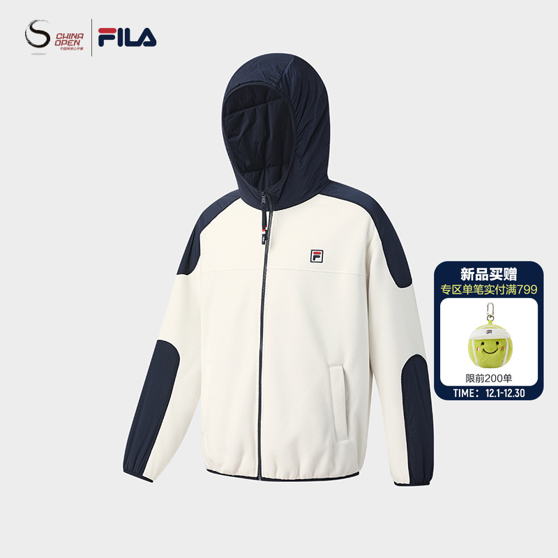 FILA斐乐男子针织长袖外套