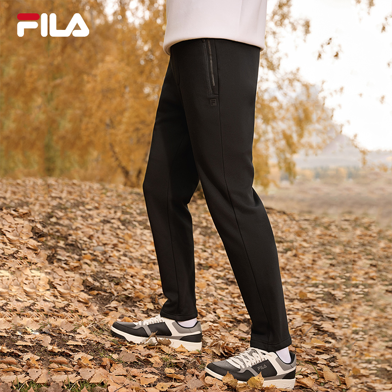FILA斐乐保暖休闲简约直筒裤子
