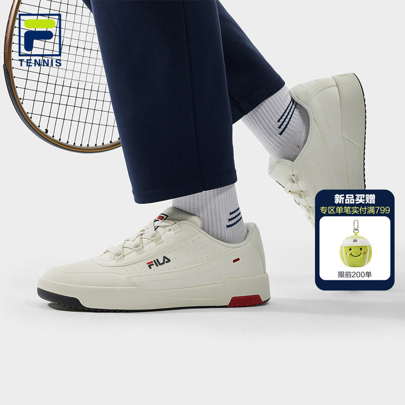 FILA斐乐网球系列圆盾鞋情侣板鞋男鞋2026春季新款小白鞋女运动鞋