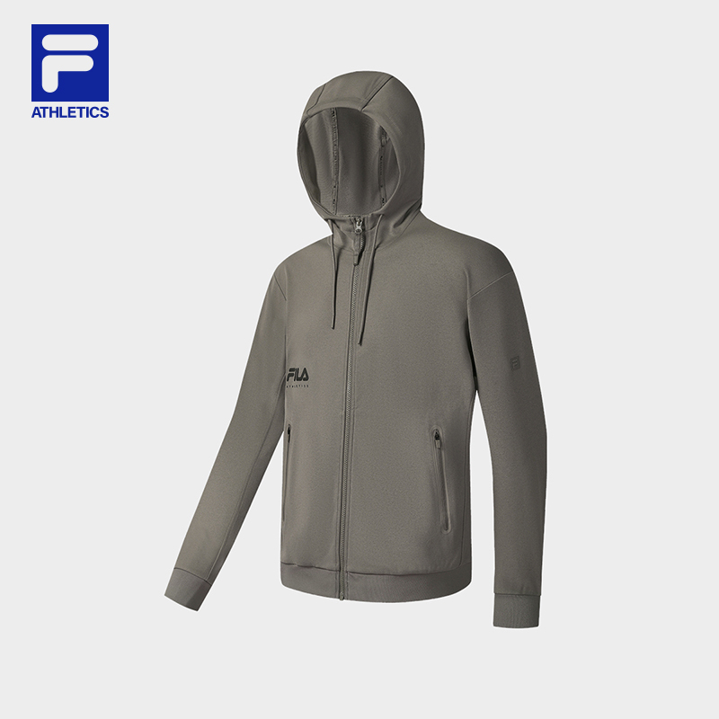 FILA斐乐针织连帽外套