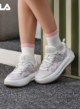 FILA 斐乐官方女CACTI 摩登板鞋仙人掌鞋厚底面包时尚休闲运动鞋