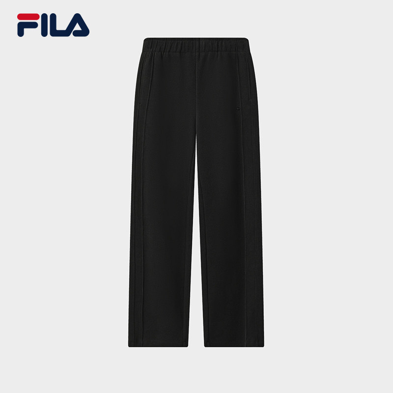FILA 斐乐官方女士针织长裤春季新款时尚简约基础运动休闲直筒裤 - FILA网球旗舰店出品