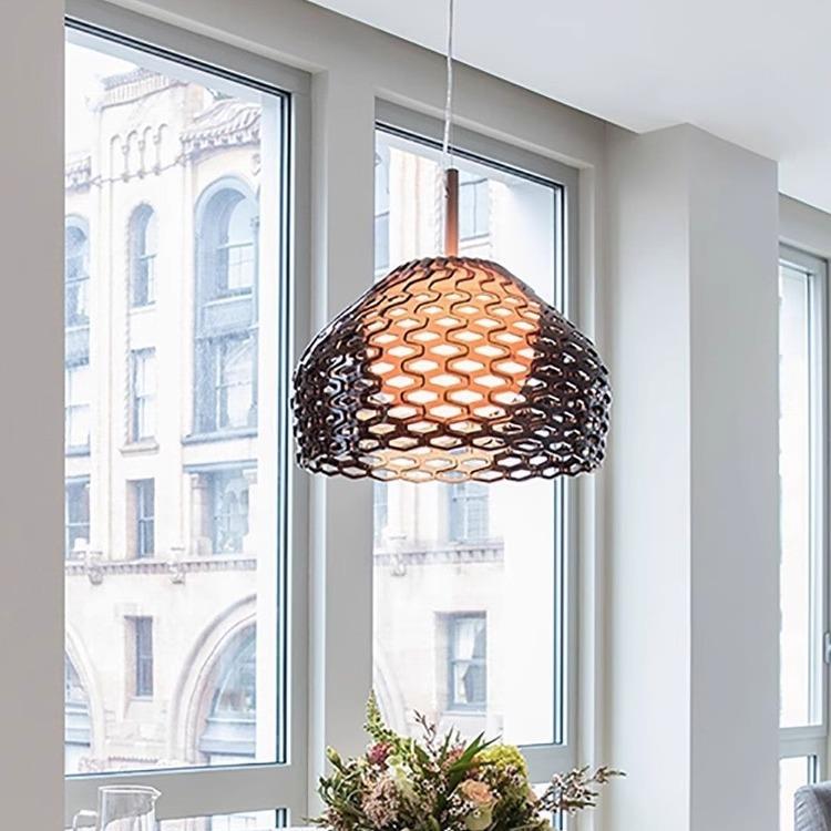 意大利设计师款现代样板房简约经典岛台餐厅吧台装饰吧台氛围吊灯