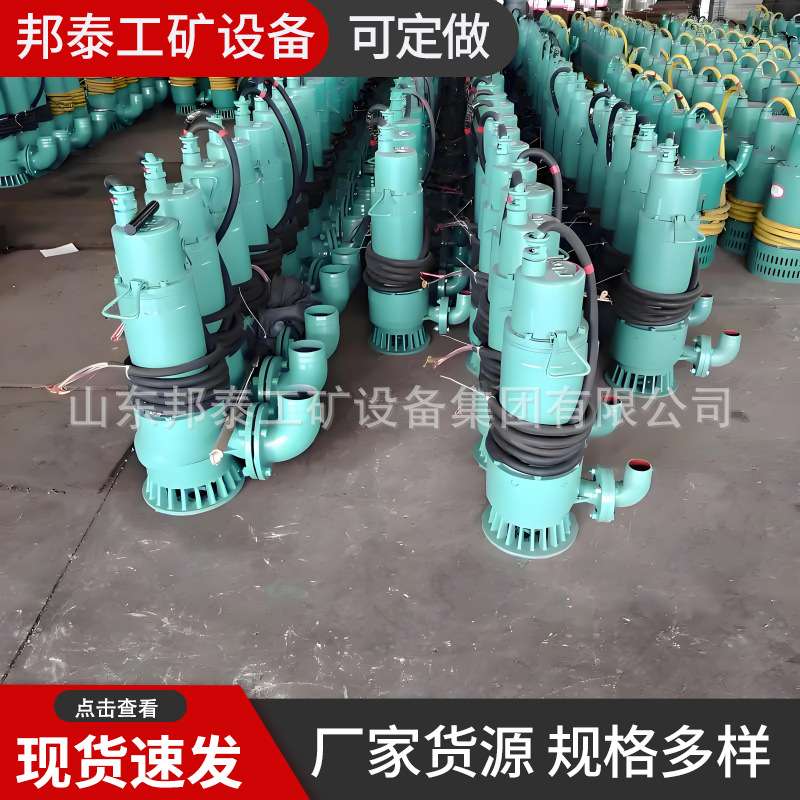 BQS矿用隔爆型潜水排沙电泵  660/1140v井下抽水机 BQW防爆排污泵