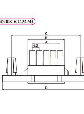 HXH红星接插件 42474 HX42008-2R/4R/6R/8R/10R/12R/14R/16R/24R
