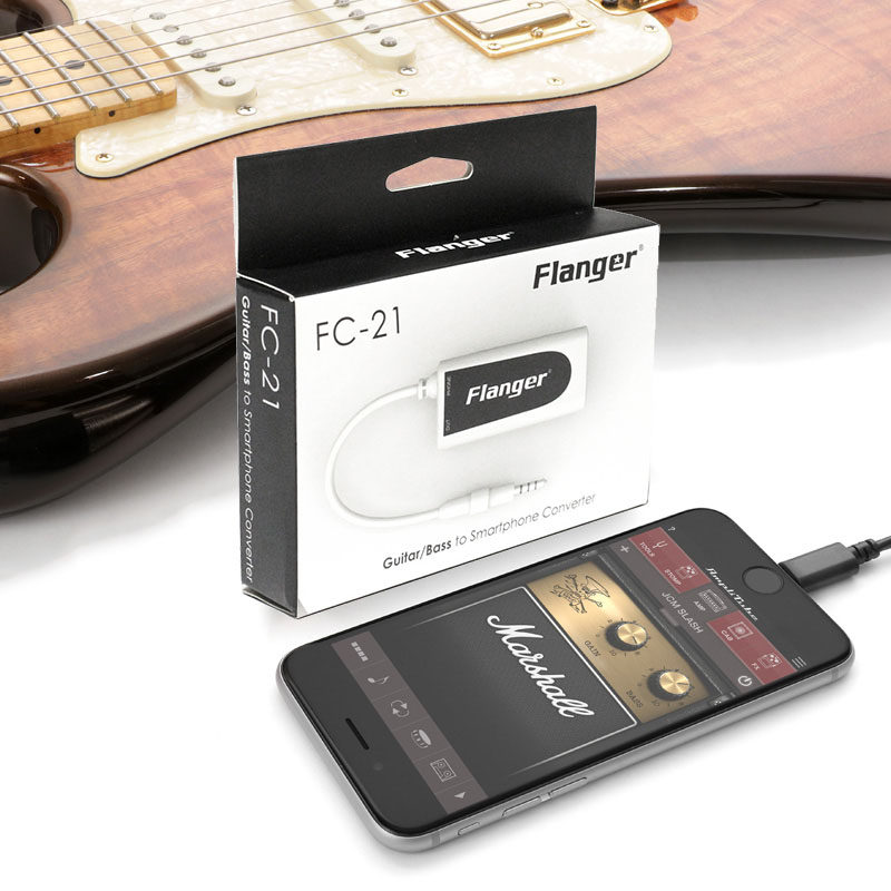 手机内录声卡 吉他电鼓钢琴乐器录音连接C转换器设备FLANGER IRIG