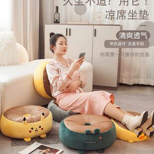 蒲团坐垫上家用飘窗卧室地可爱圆形客厅冬季圆榻榻米座椅垫子加厚