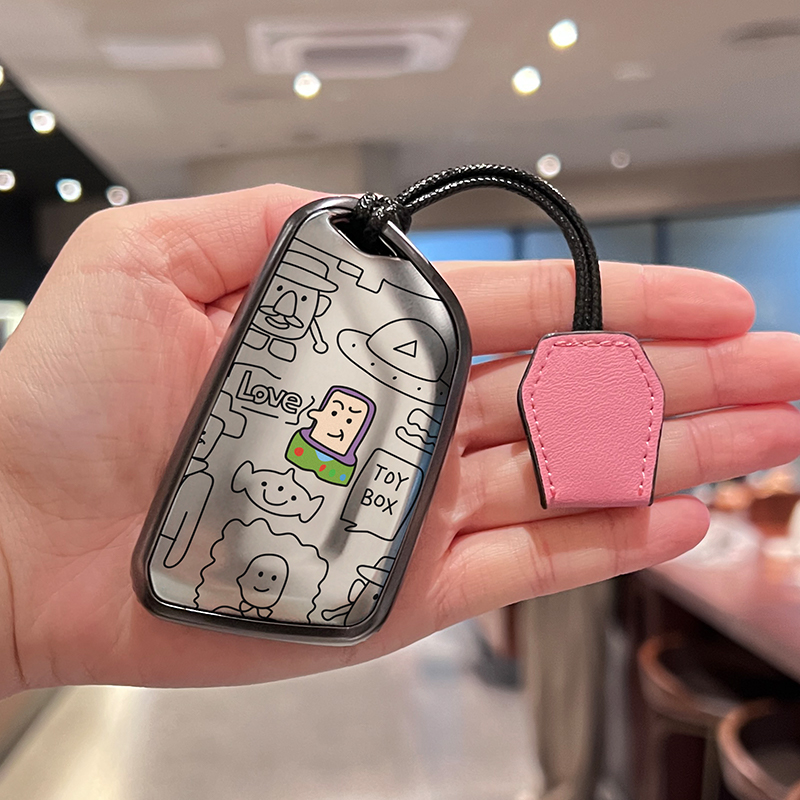 适用凯迪拉克xt5钥匙套ct5 xt4 xts ct6汽车atsPl男xt6高级ct4扣