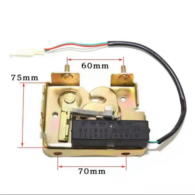 踏板车锁板坐垫锁电动车电摩锁板巧格中沙战速电控锁小.龟王坐桶