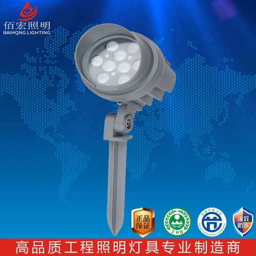 LED户外防水照树灯地插投射灯大功率公园庭院草坪灯10W18W厂家直