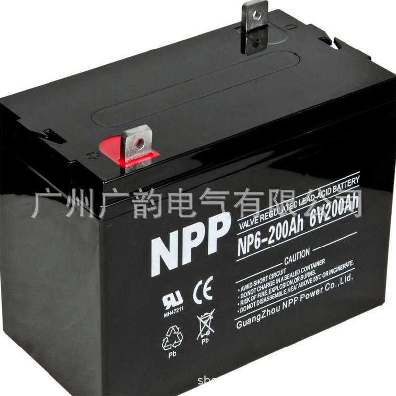甘肃NPP耐普蓄电池12v200ah 质保三年 NP12V-200AH ups后备蓄电池