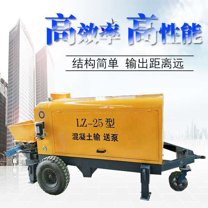 混凝土输送泵 卧式二次构造柱泵 砂浆细石混凝土浇筑二次柱泵