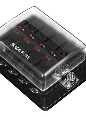 10 路 RV 保险丝块 叶片保险丝盒 直流接线盒 Jtron LED 指示灯保