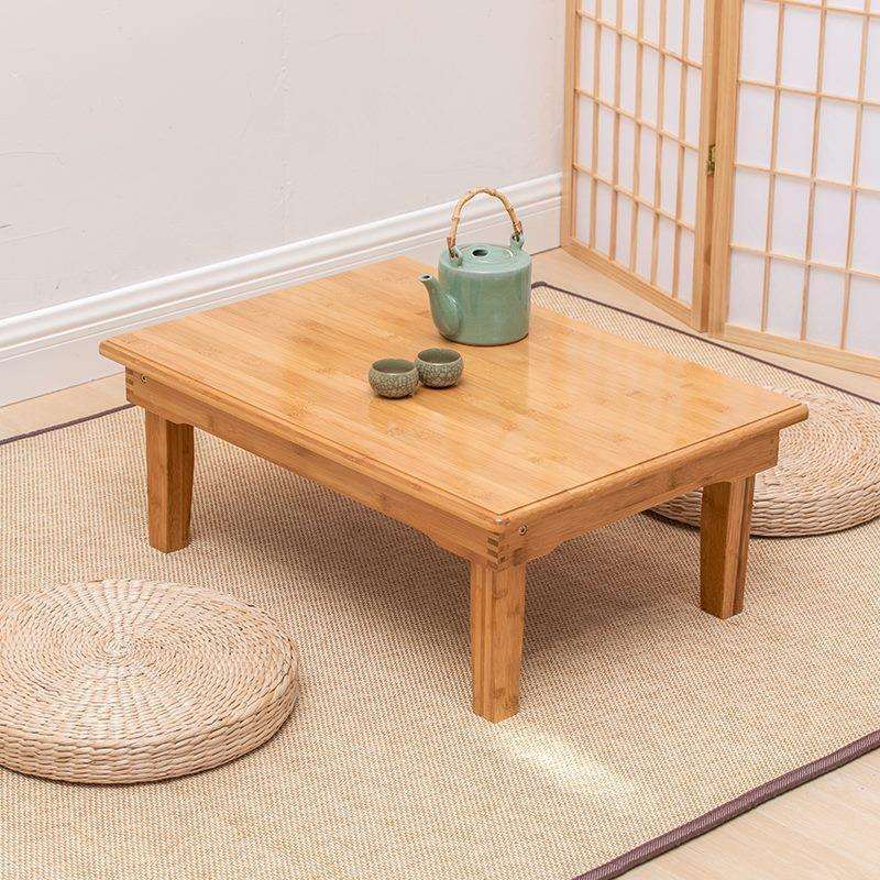 农村吃饭炕桌家用东北炕上大饭桌楠竹可折叠坐地矮桌飘窗炕几方桌