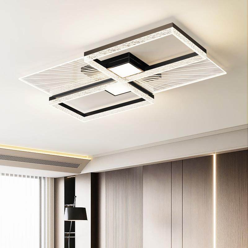 2025年新款大气客厅灯吸顶灯简约现代轻奢主卧室灯具组合全屋套餐